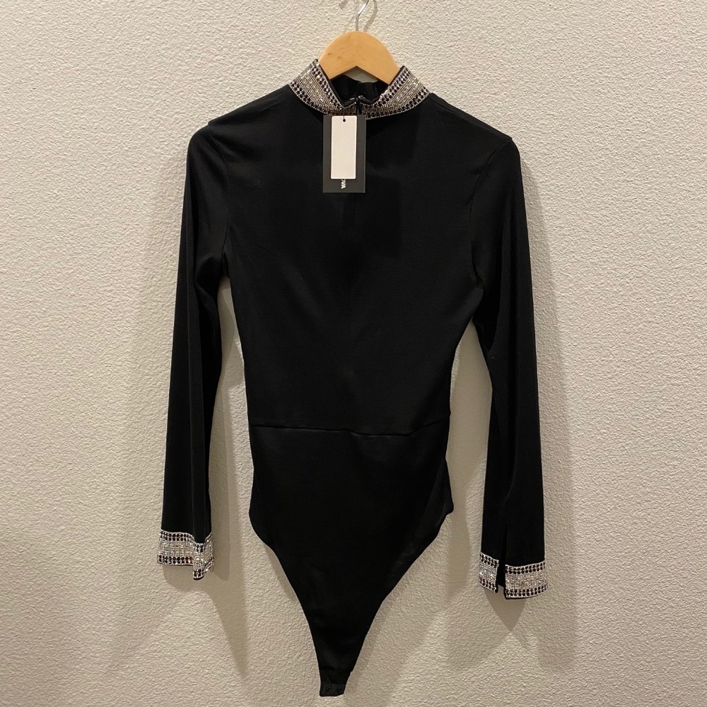FashionNova "All You Ever Need" Bodysuit - Black